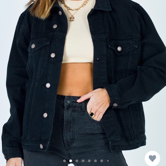 Princess Polly Phoenix Denim Jacket - Picture 4 of 7